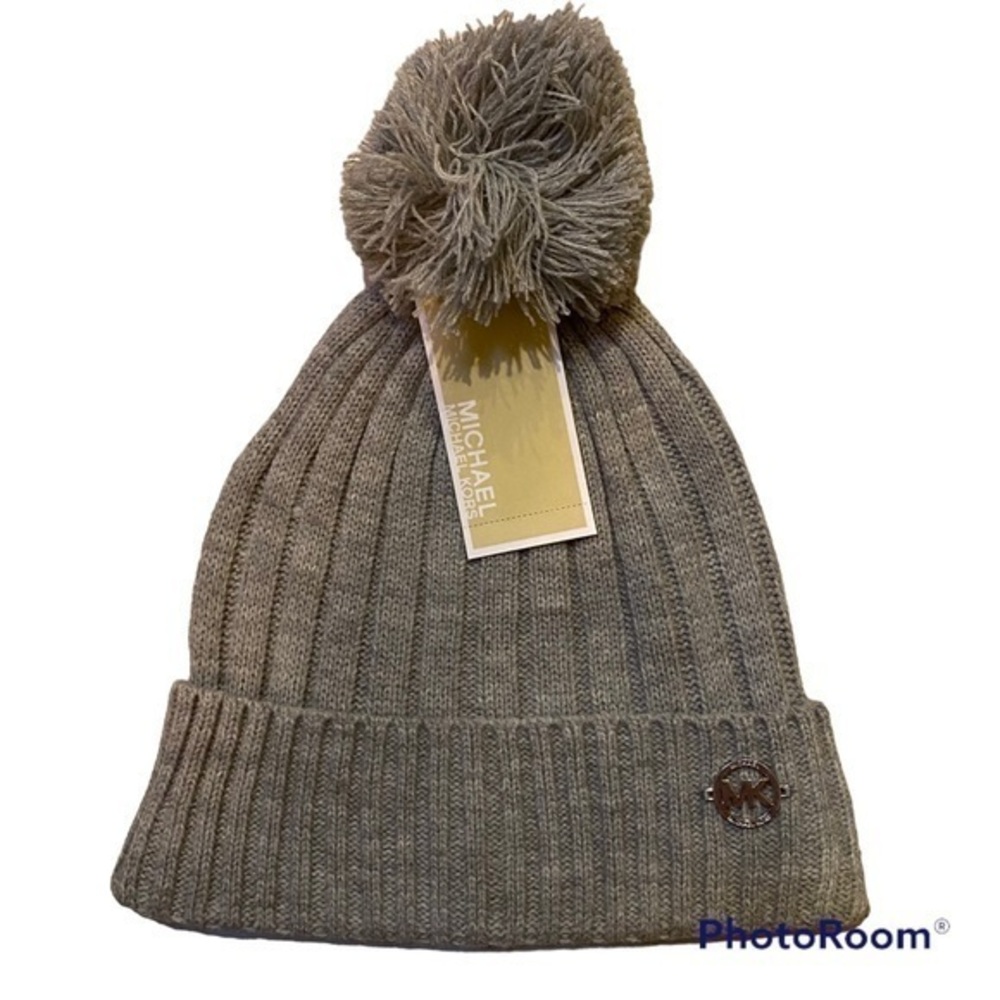 MICHAEL Michael Kors Pom Pom Beanie Hat NWT